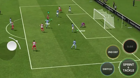 Jugadores de Dream League Soccer 2025 en el campo Jugadores de Dream League Soccer 2025